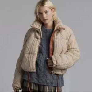 Blank NYC Cream Teddy Jacket